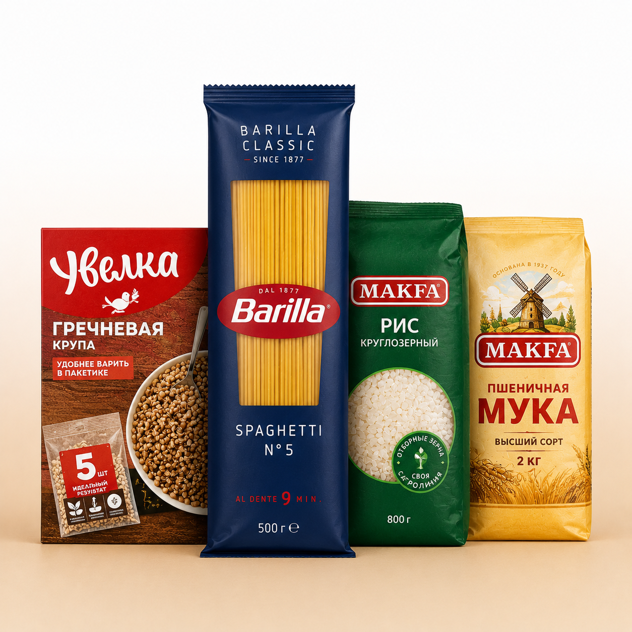 Крупы, макароны