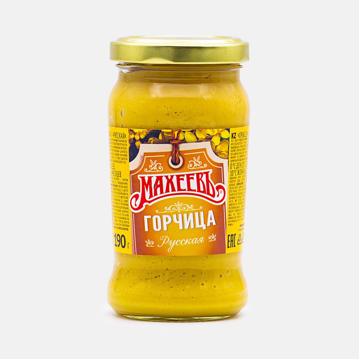 Горчица Махеев Русская 190г ст/б