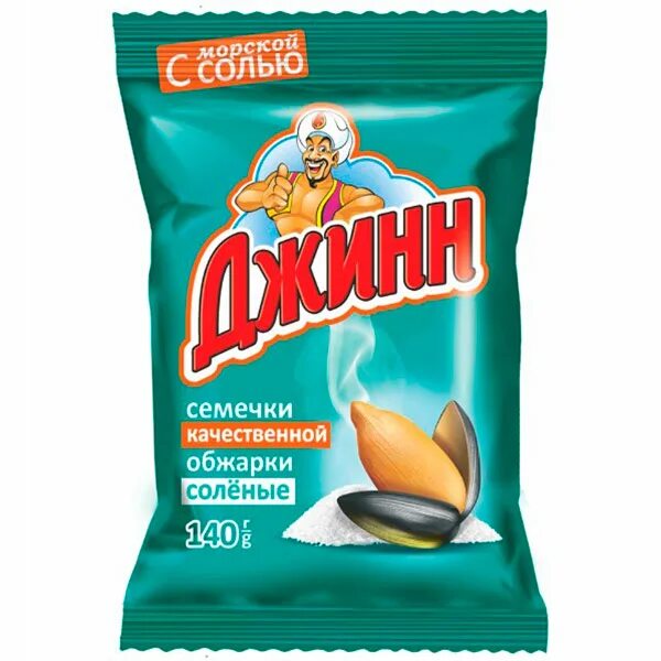 Семечки Джинн с морской солью 140гр
