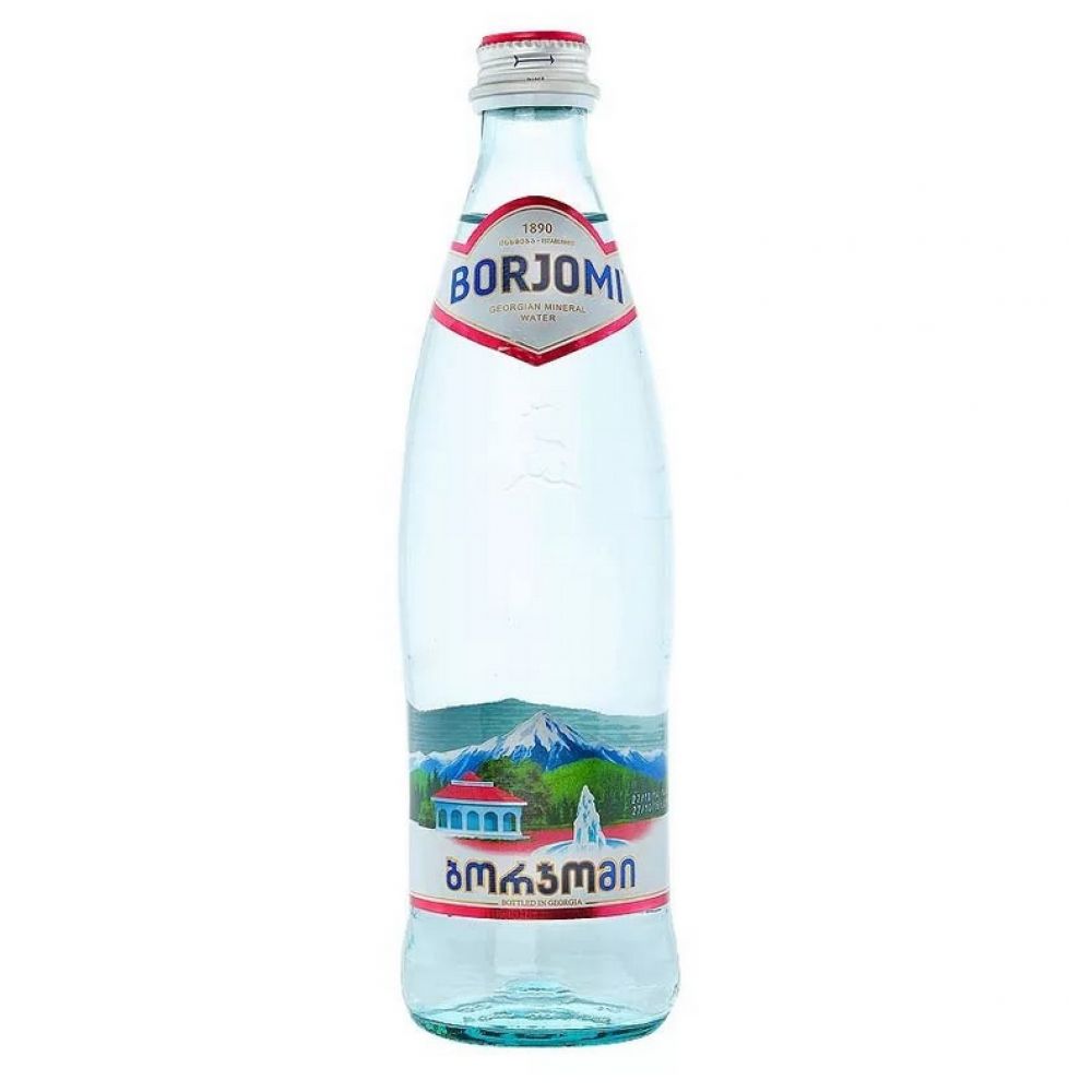 Вода мин. Боржоми 0,5л ст/б