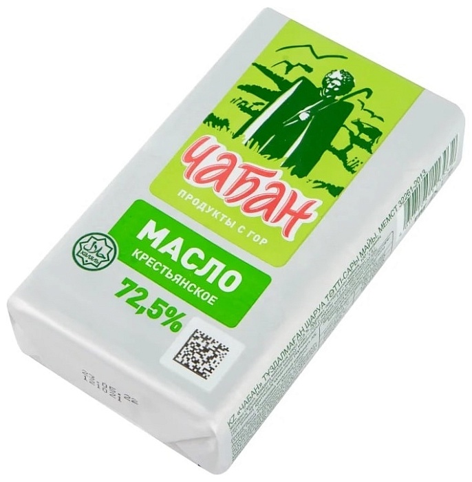 Масло слив. Чабан 72,5% 180г
