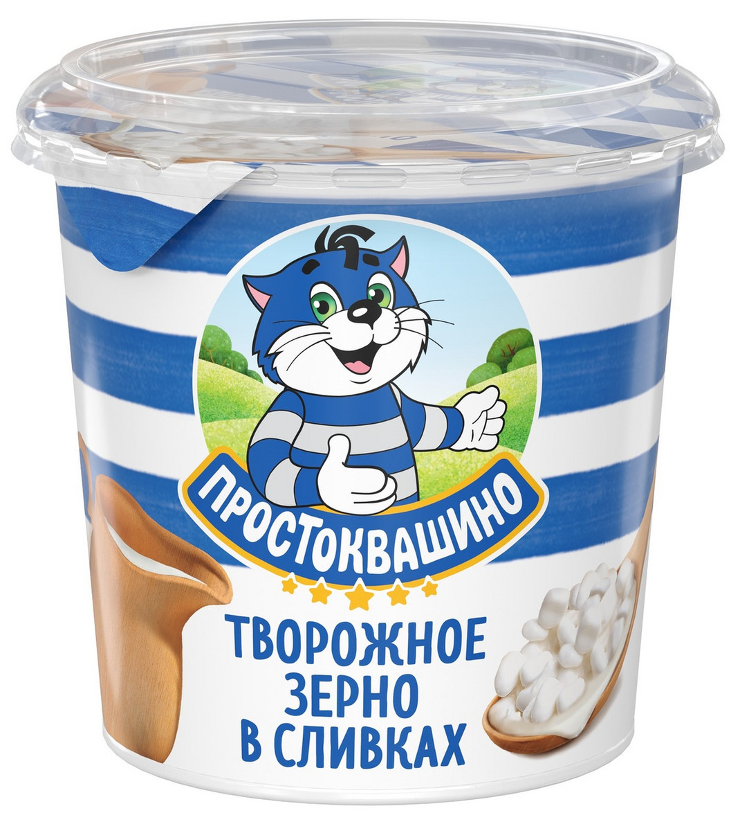 Творог Простоквашино расыпч.  5%  320гр м\уп.