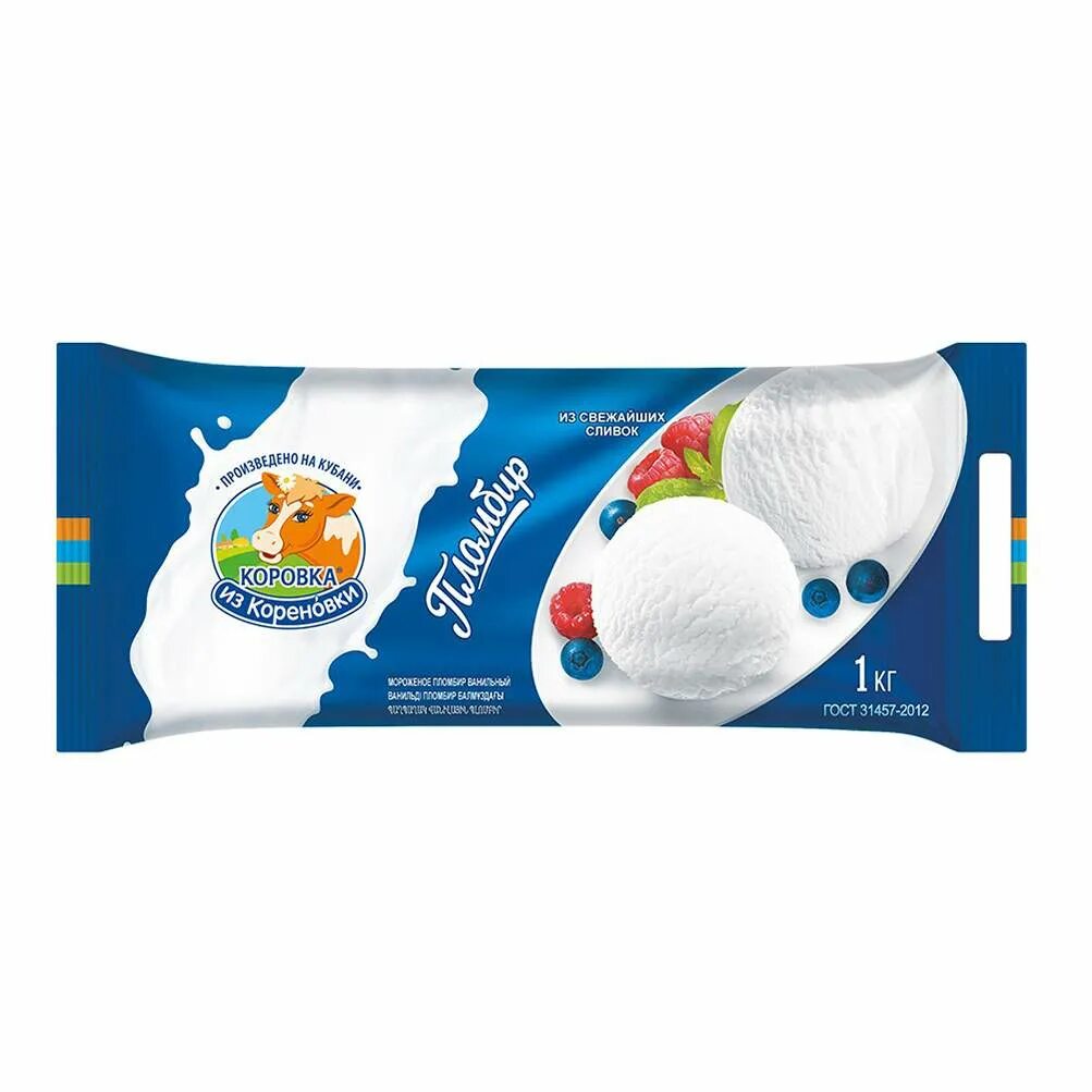 Мороженое Коровка из Кореновки пломбир 1кг