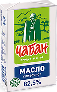 Масло слив. Чабан 82,5% 380г/ 8шт
