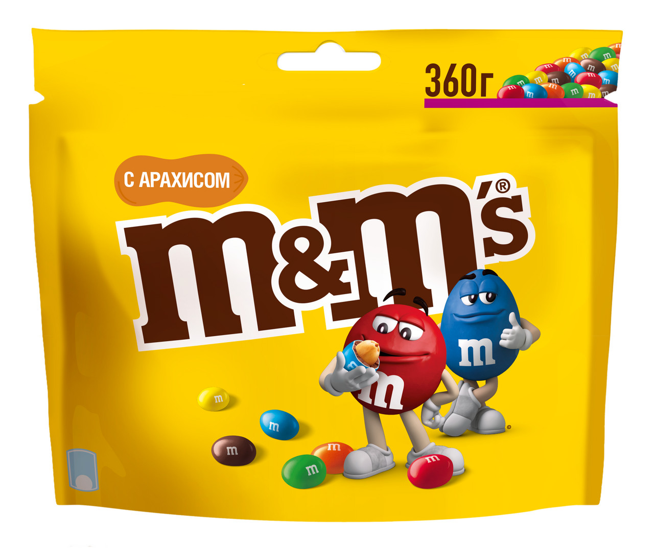 Драже МgМ арахис 360г