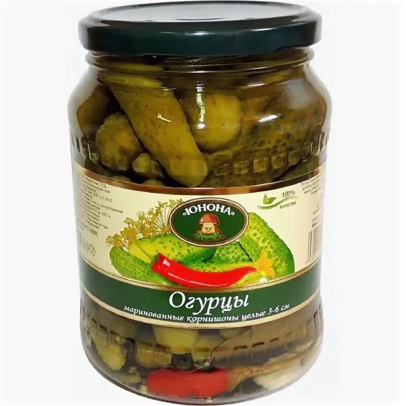 Юнона огурцы мар. 3-6см 700л ст/б