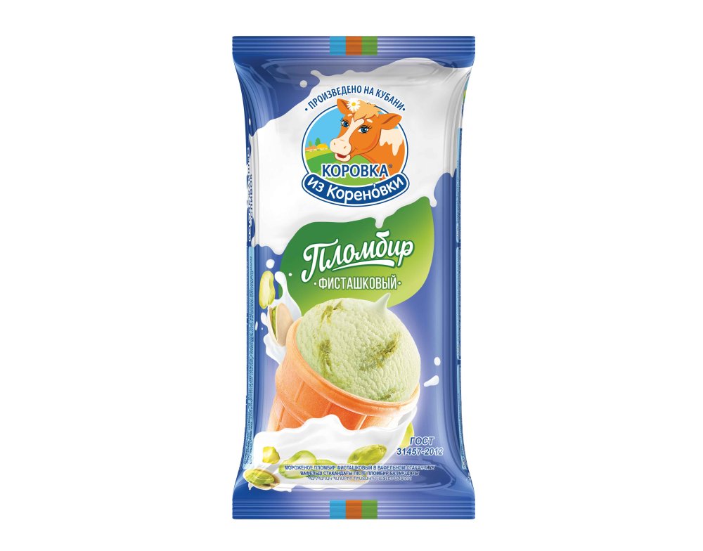 Мороженое Коровка из Кореновки Фисташка стакан 80г