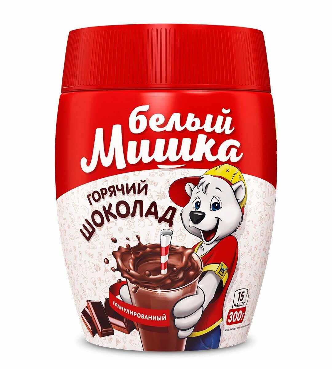 Горячий шоколад Белый мишка 300гр