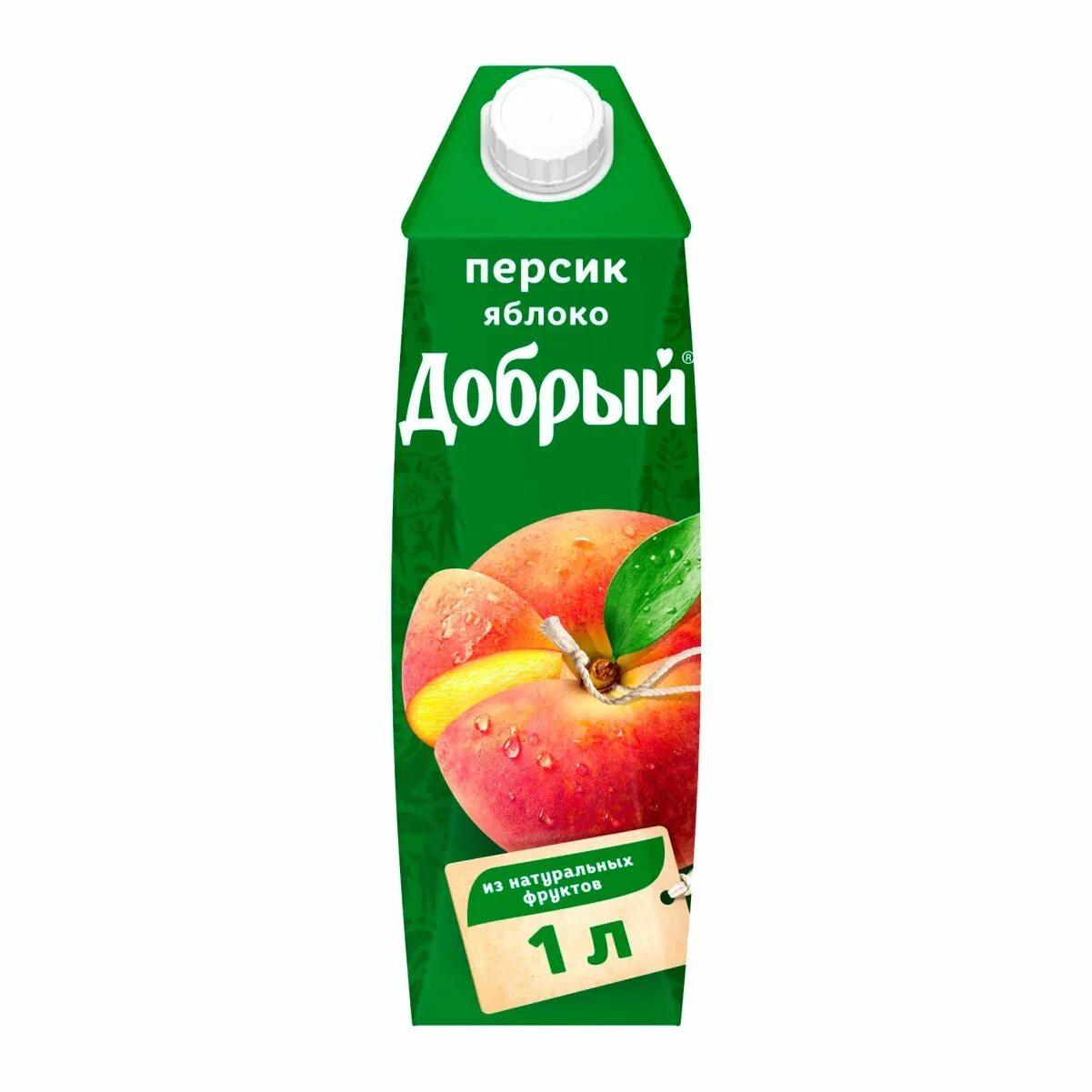 Сок Добрый Персик-Яблоко 1л