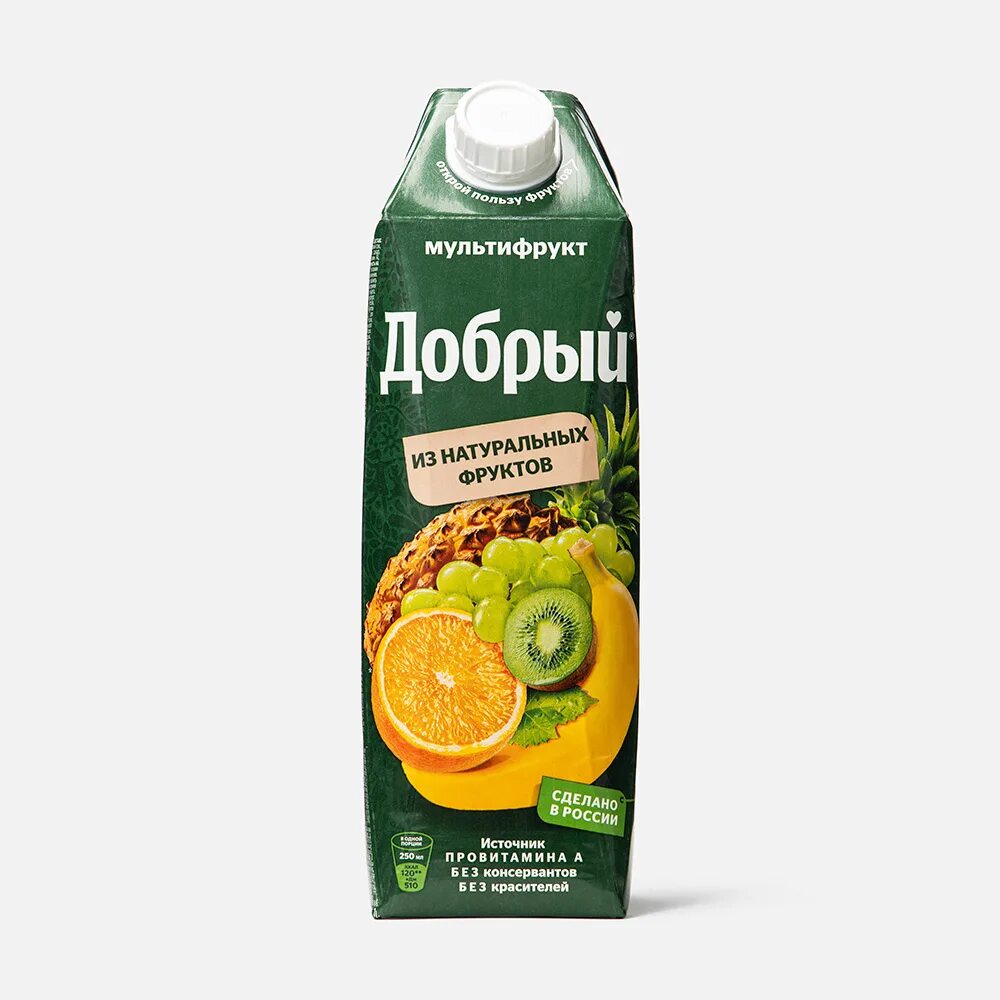 Сок Добрый Мультифрукт 1л
