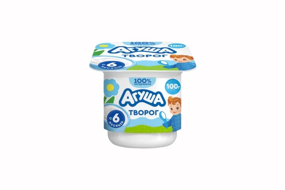 Творожок Агуша  4,5% класичес. 100г детс.