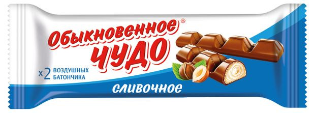 Вафли Обыкновенное чудо/сливочное 55г