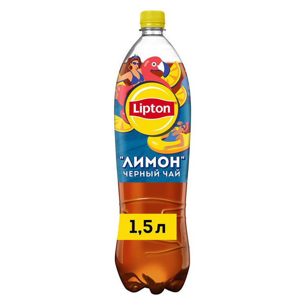 Напиток Липтон лимон 1,5л пл/б