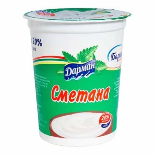 Сметана Дарман 20% 350г