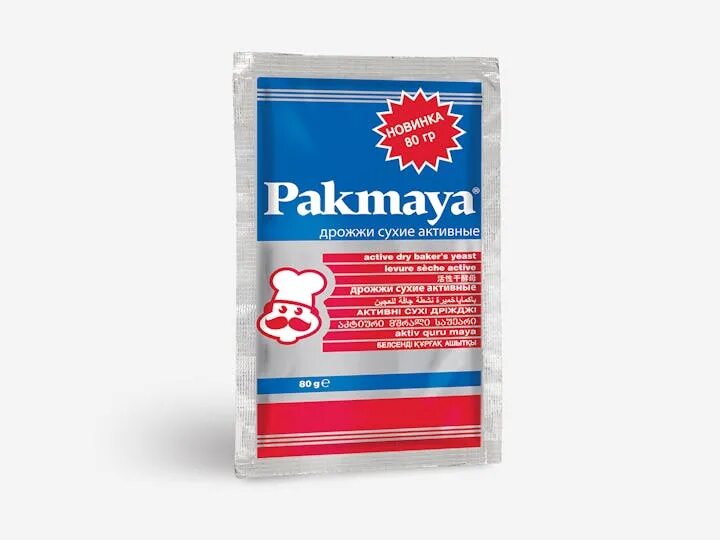 Дрожжи Пакмая 80г