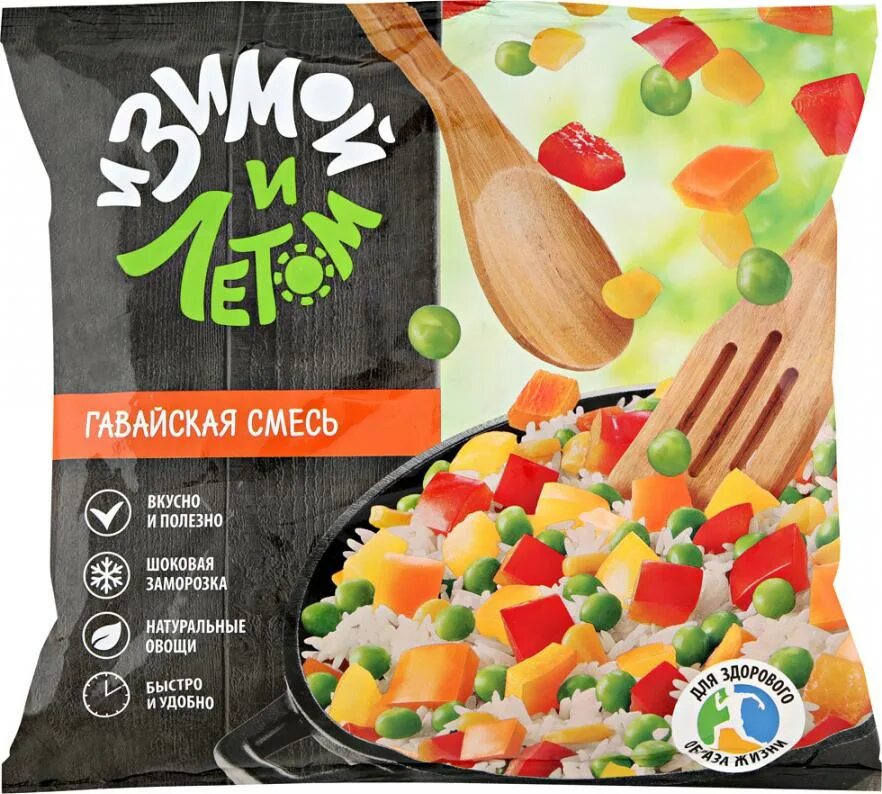 Смесь овощ. И зимой И летом. Гавайская. 400гр.
