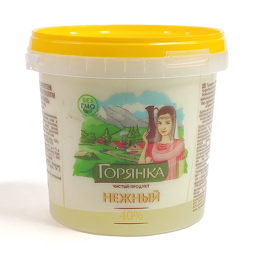 Сыр Нежный 40% Горянка 800г пл/ведро