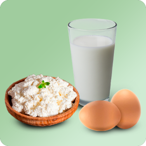 Молочная продукция и яйца