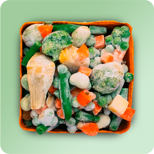 Замороженные овощи, ягоды