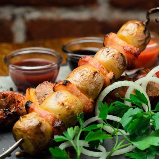Шашлык из Картофеля