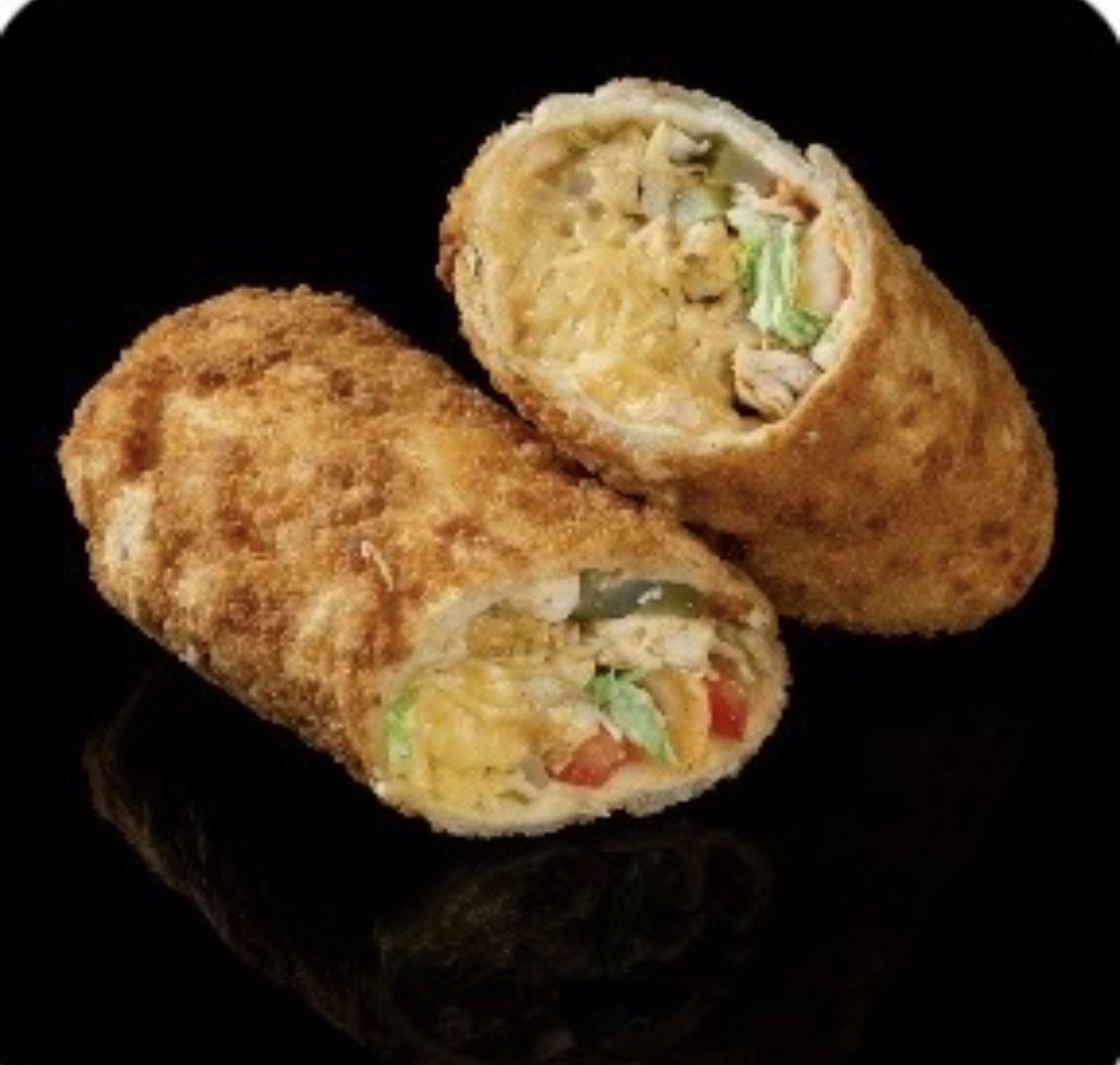 Шаурма с клубникой в кляре