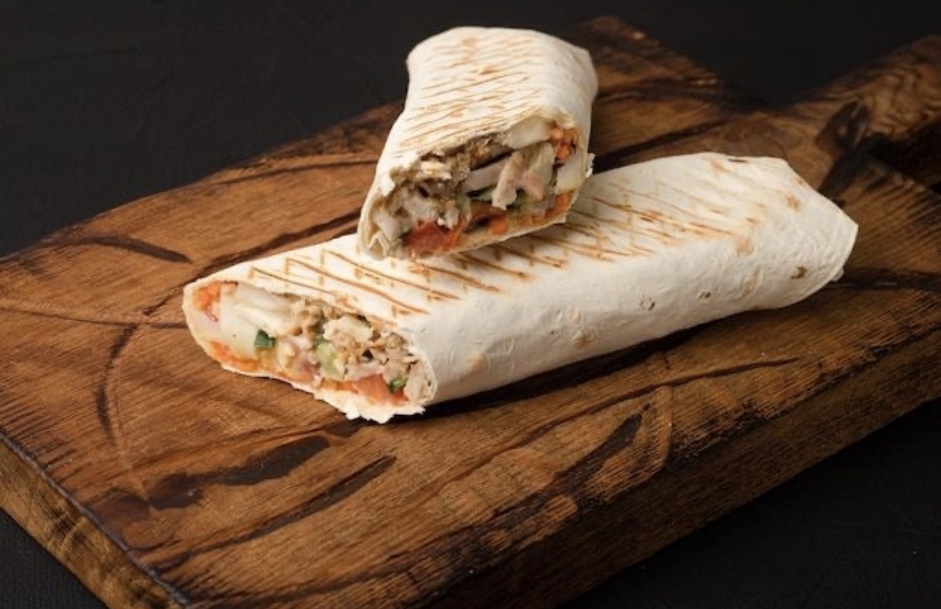 Шаурма с клубникой