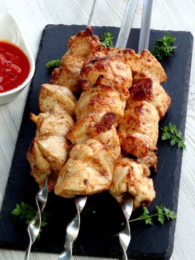 Шашлык из куриной грудки