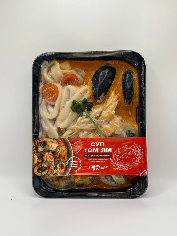 Суп ТОМ ЯМ с крабом ПроИкру 370г. 1/9