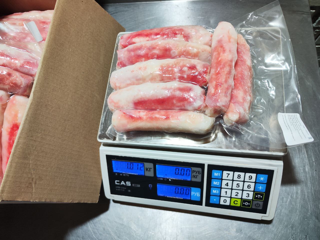 Мясо краба Камчатского 1 фаланга, 12-14 см