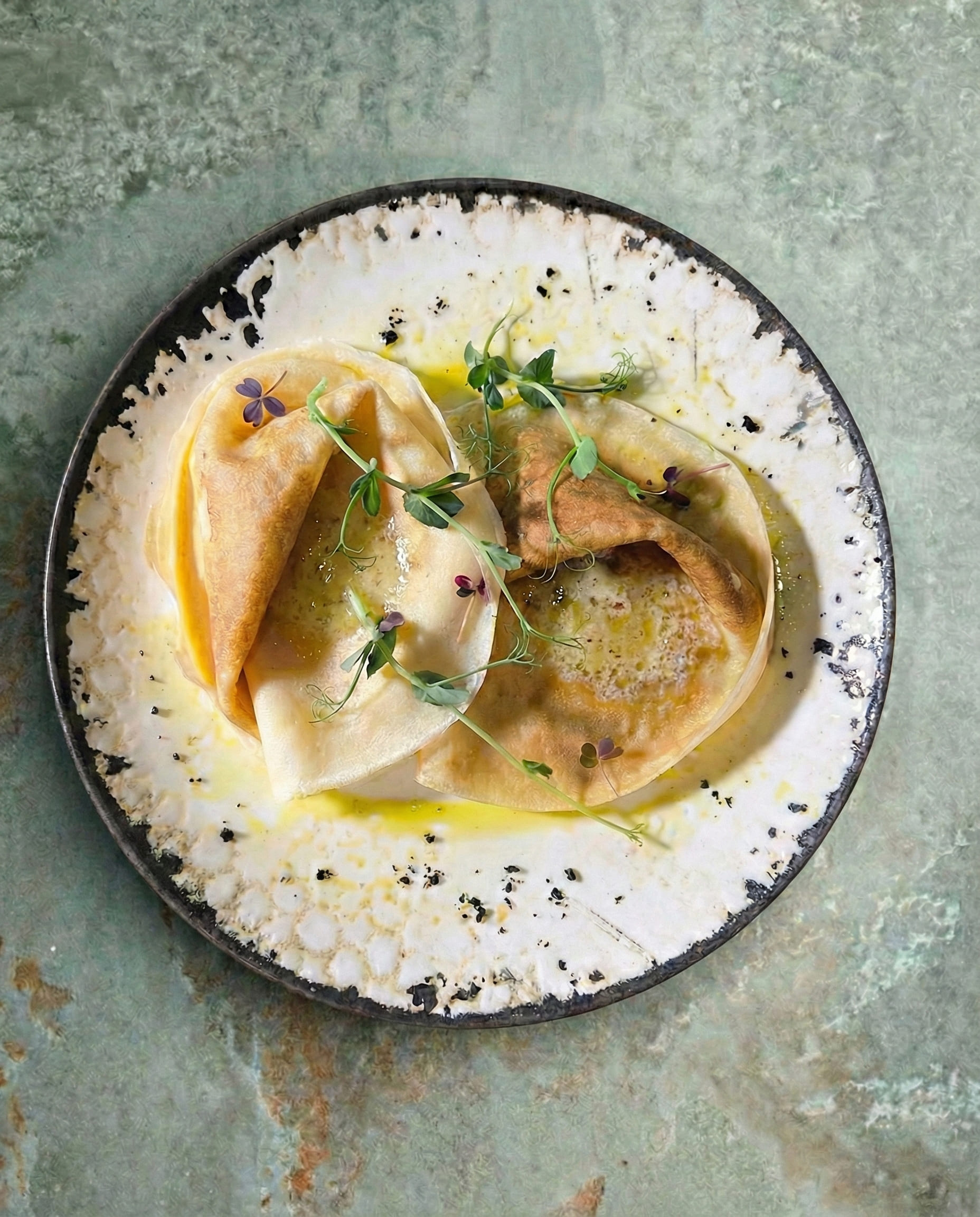 Блины с маслом