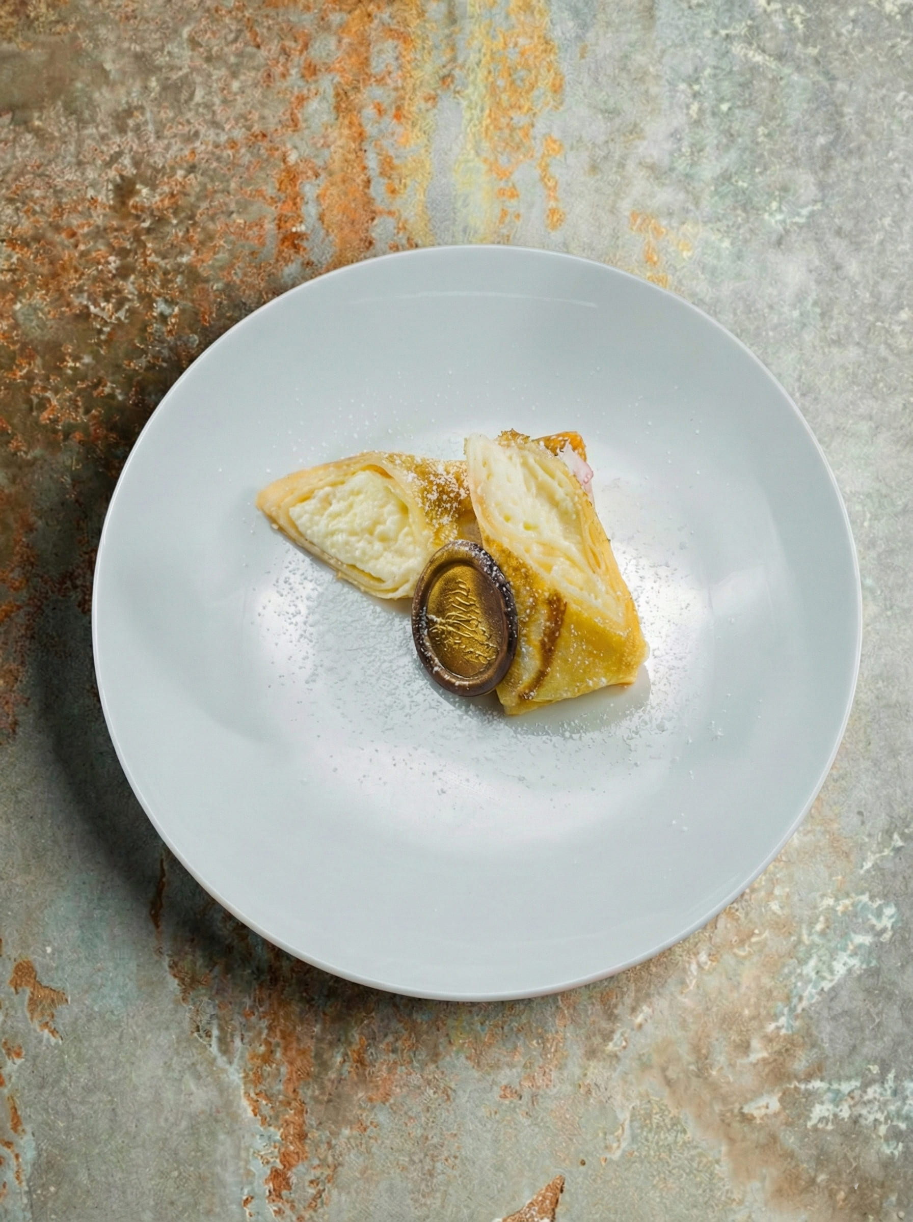 Блины с творогом