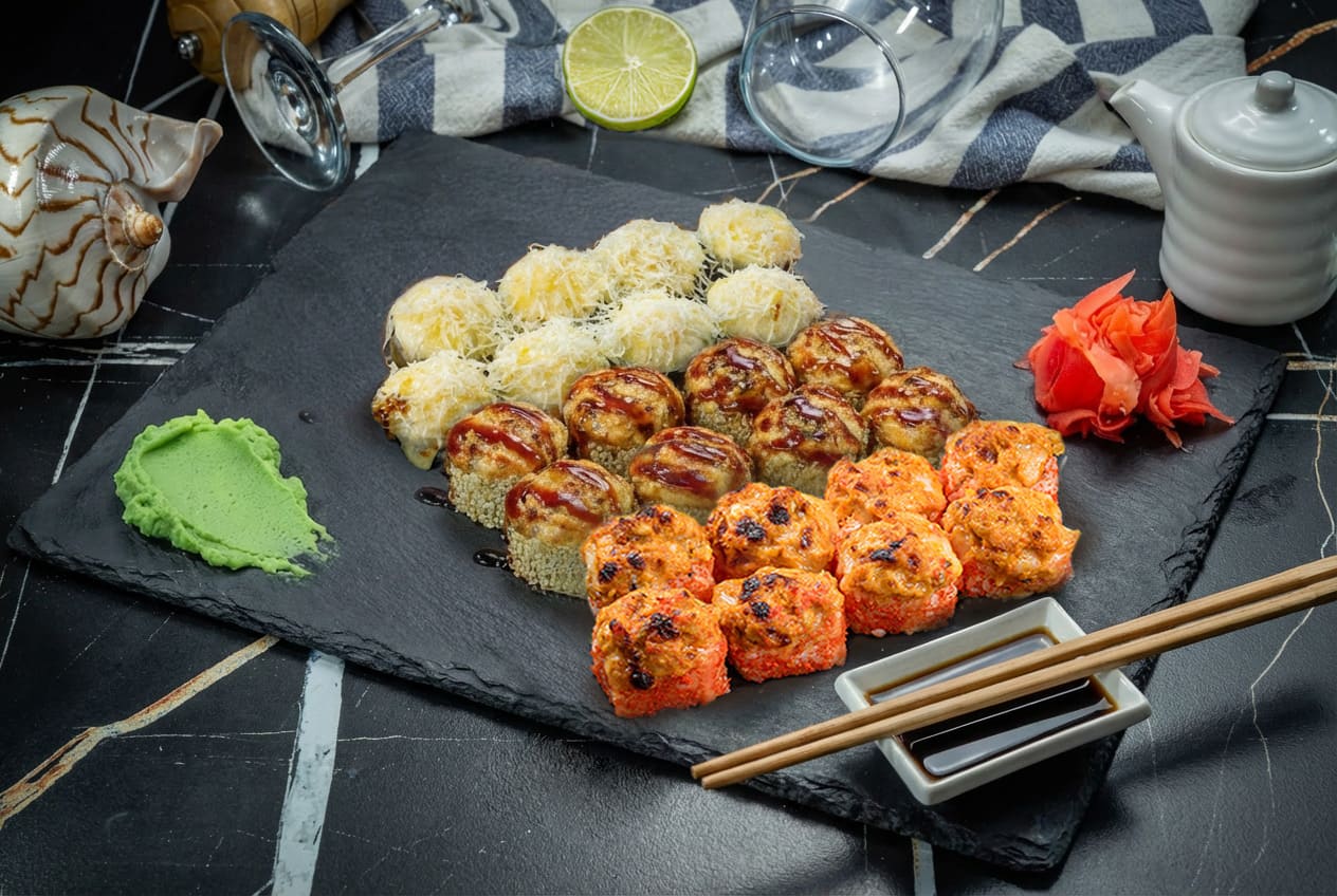 Сет запеченный