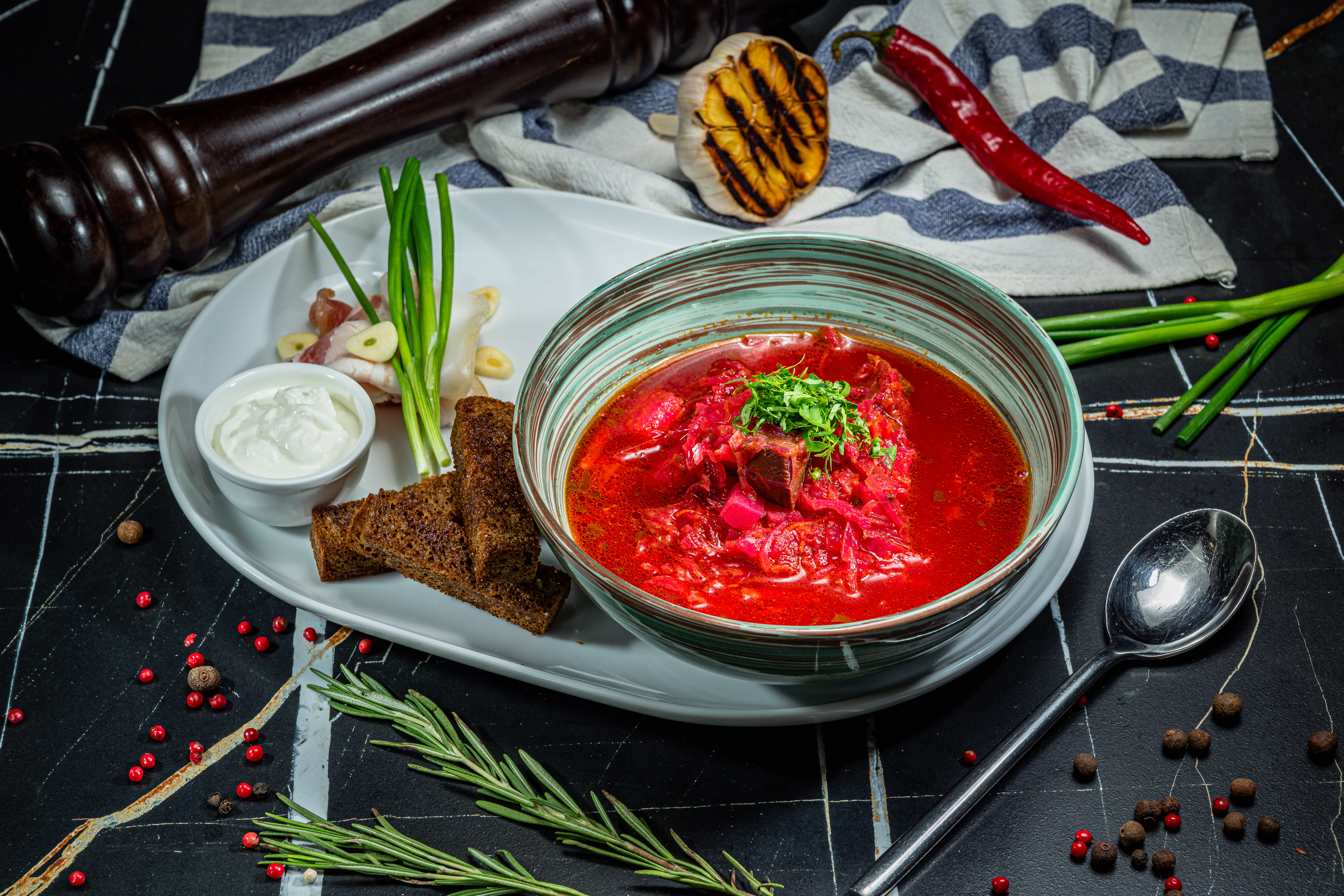 Борщ с говядиной