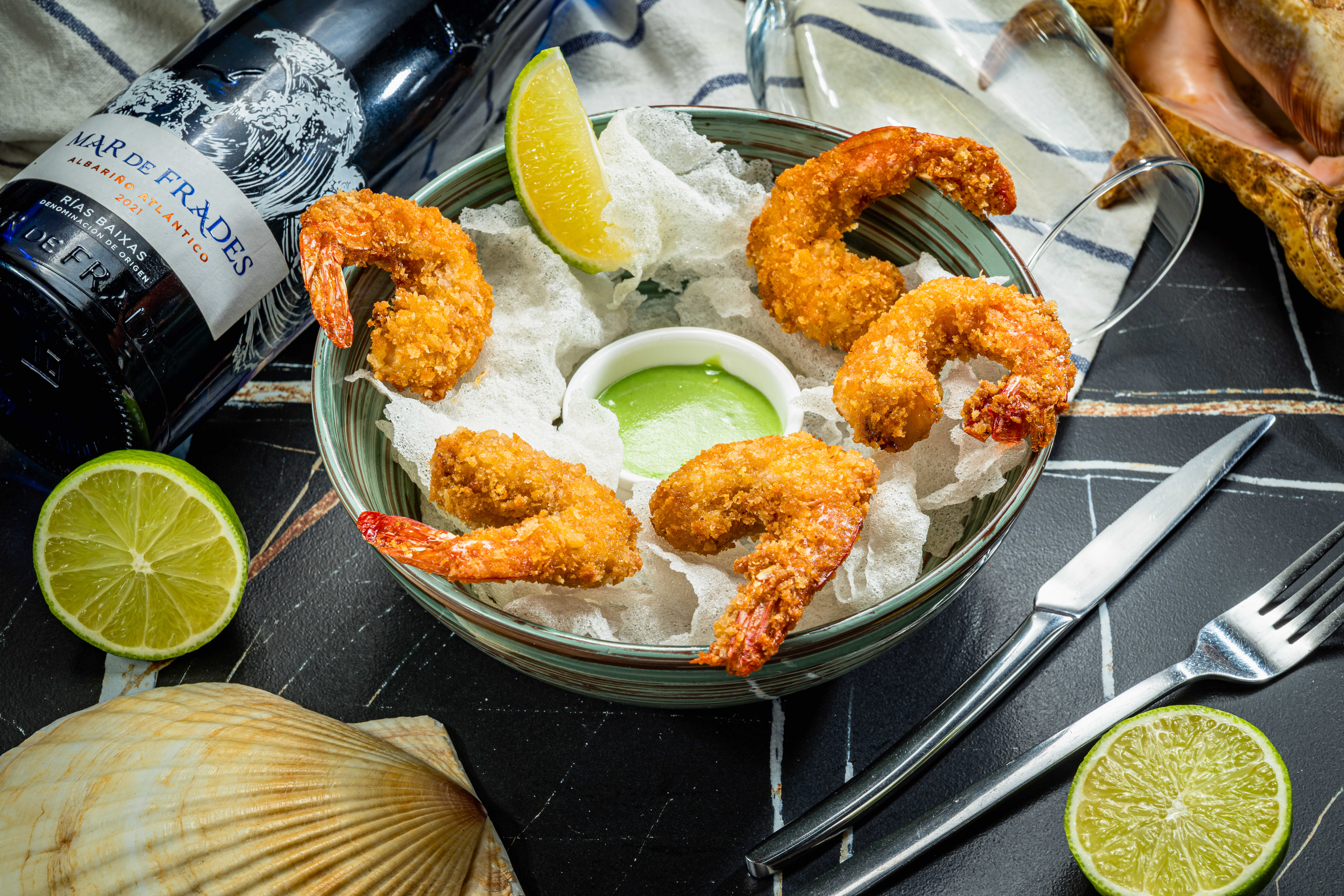 Хрустящие креветки