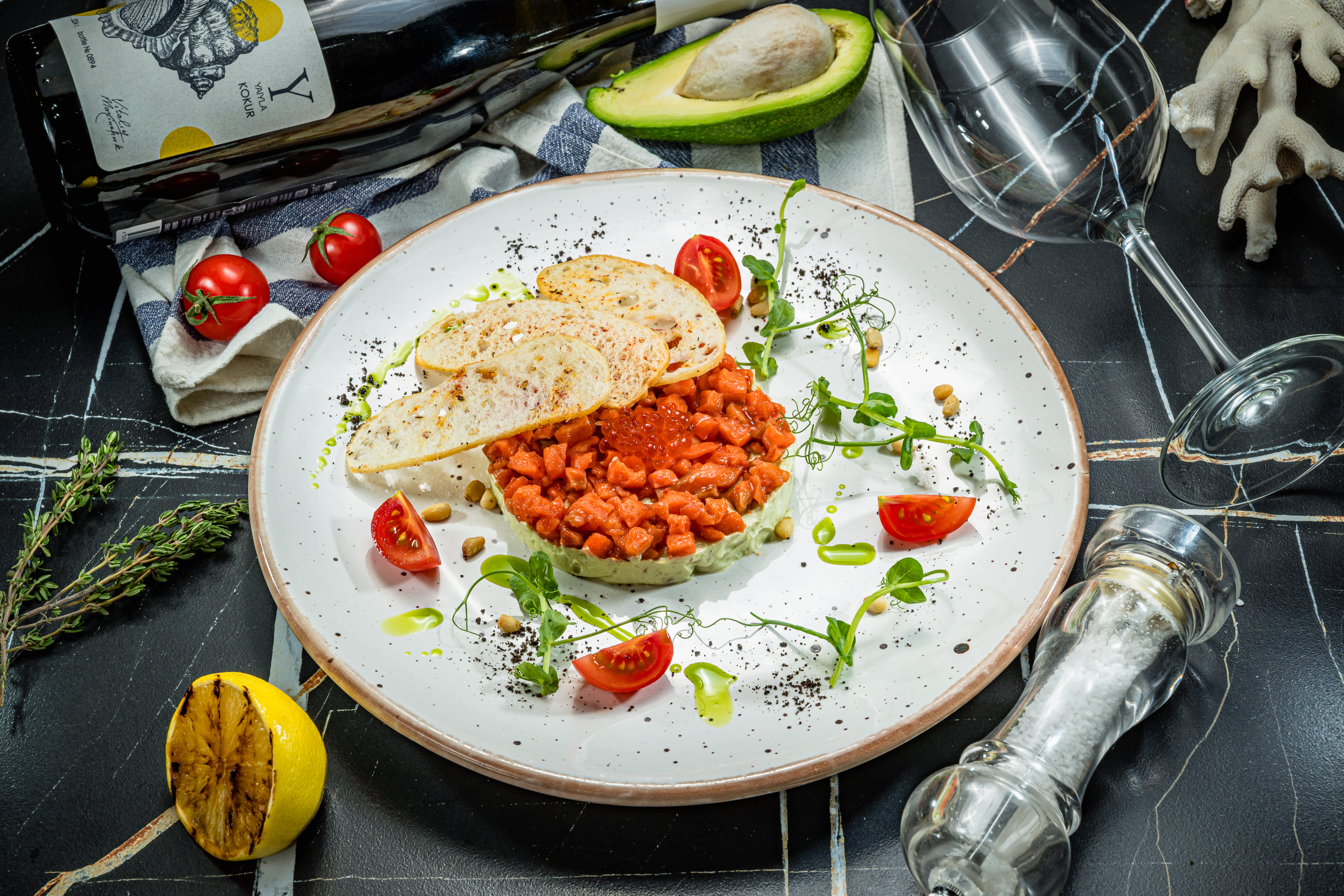 Тар-тар из лосося