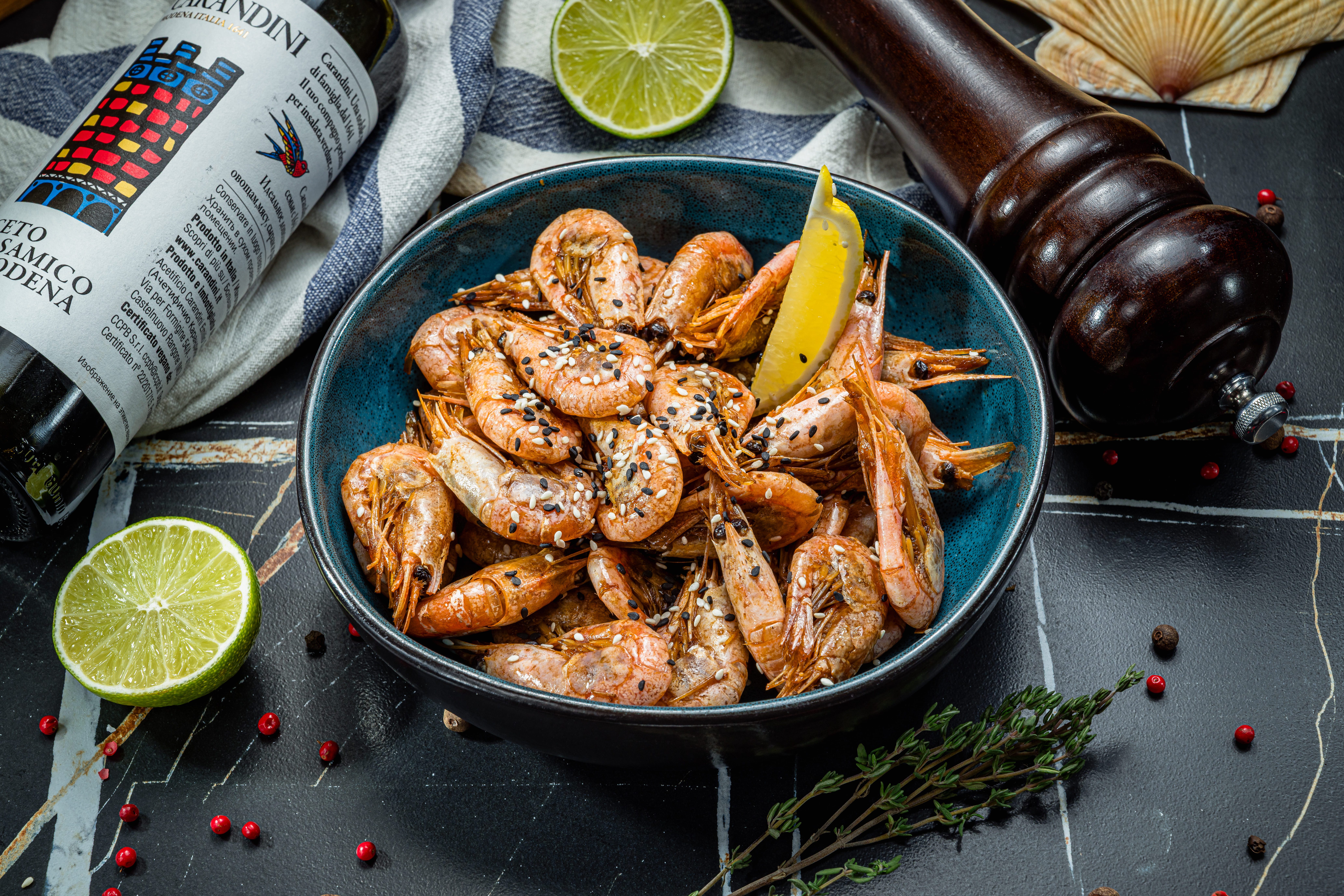 Плато королевских креветок