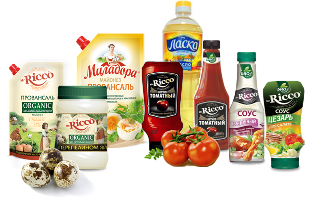 Масло, майонез и соусы