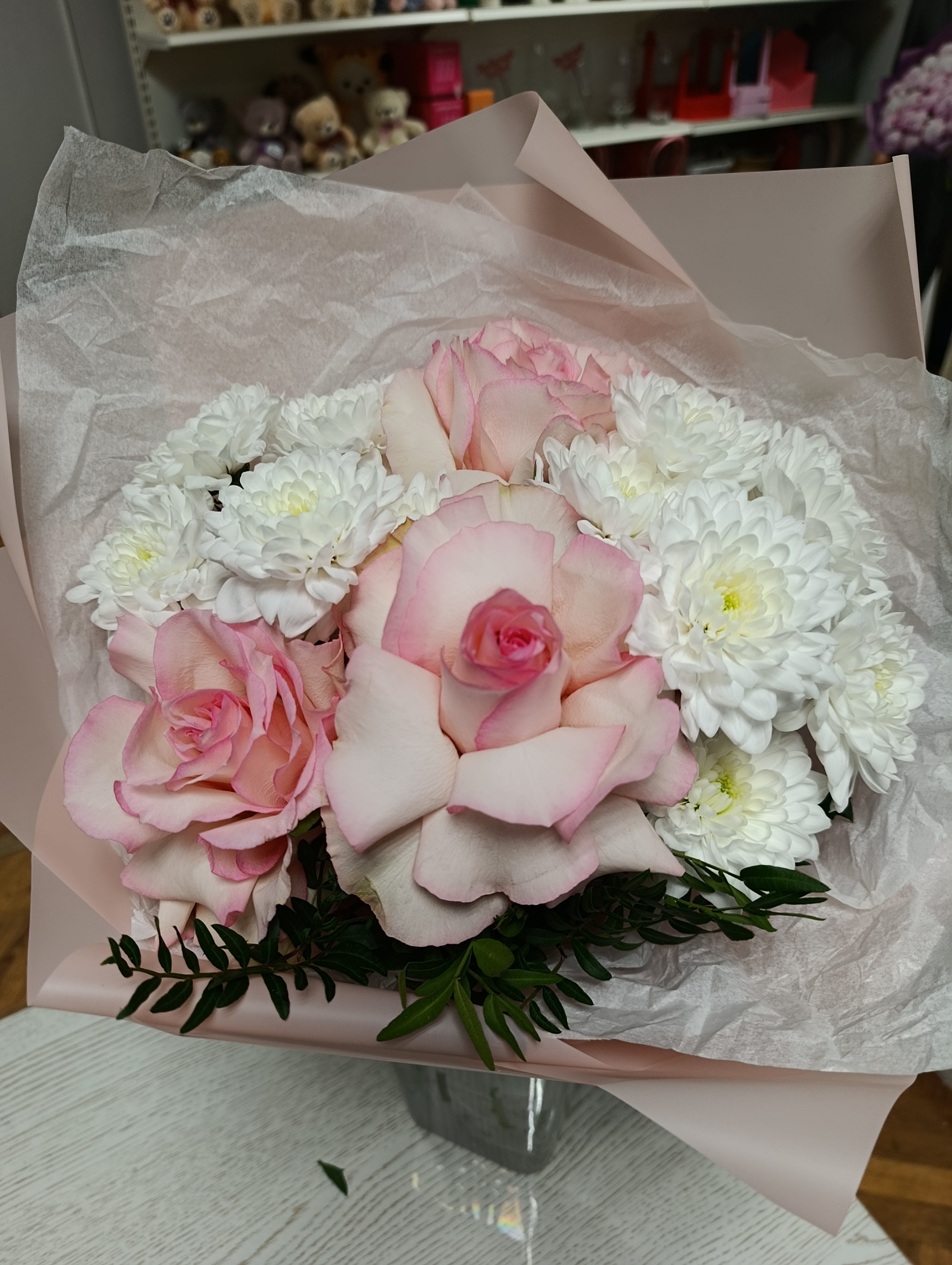 Букет с французской розой