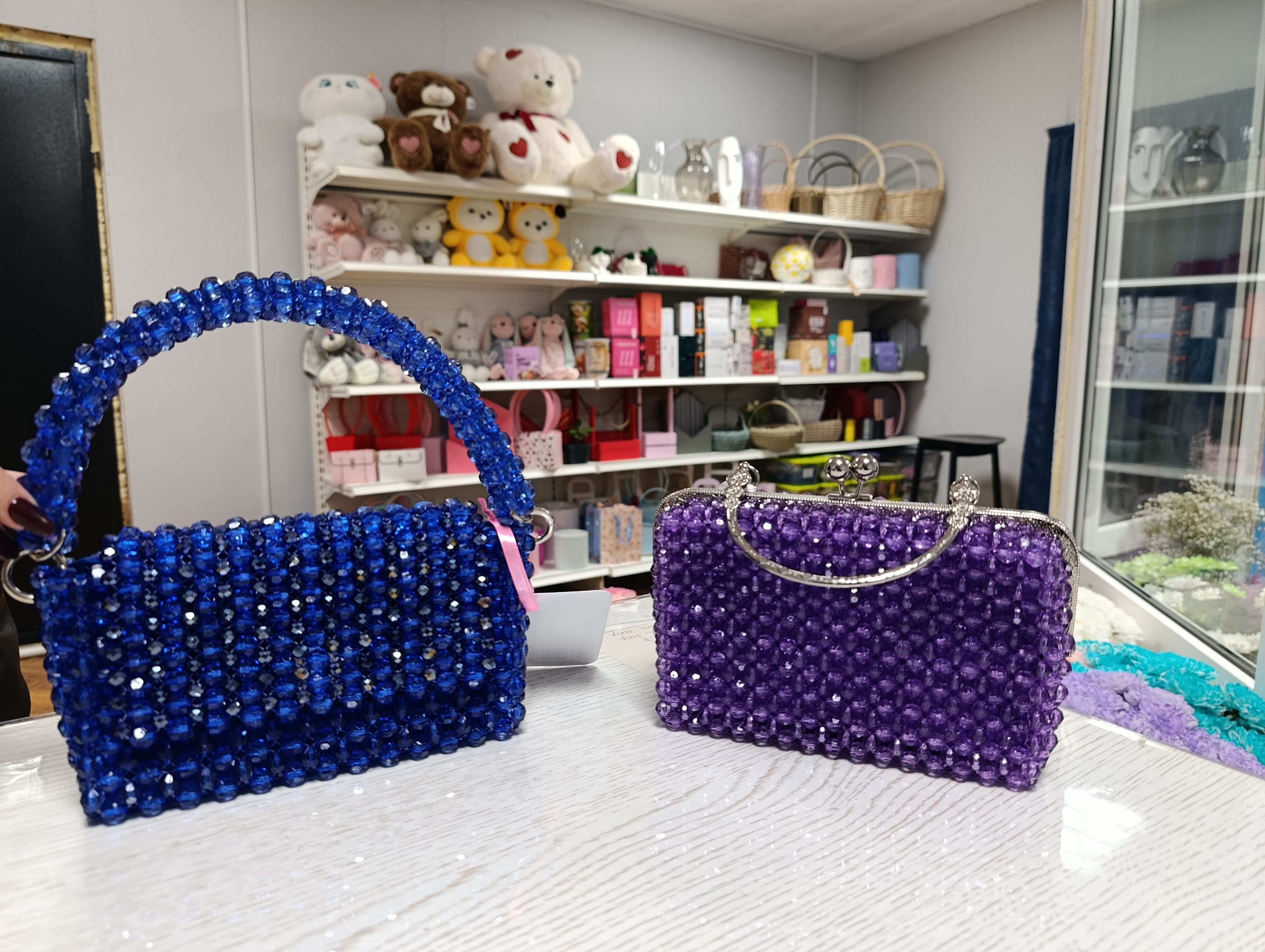 Сумка из бусин