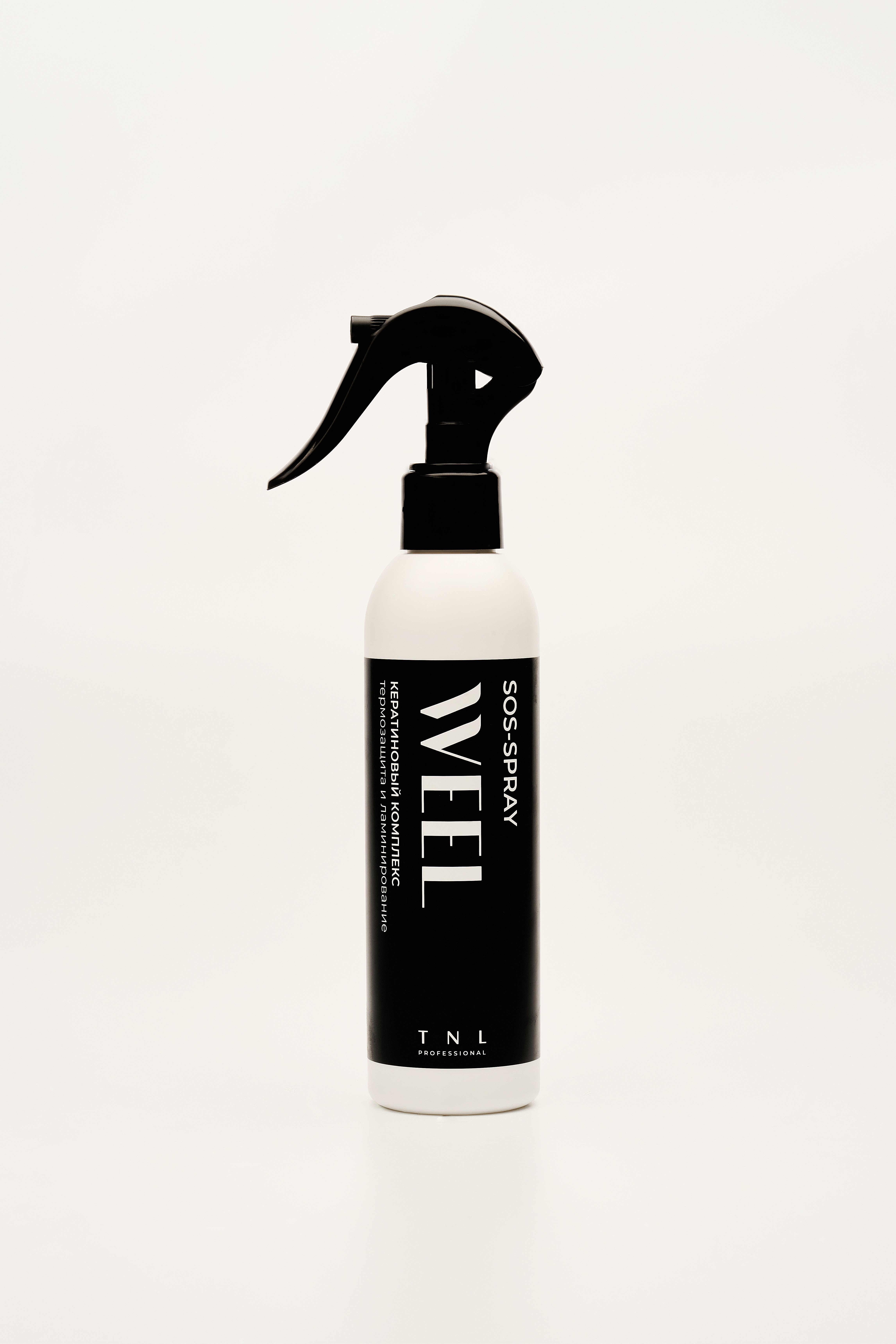 SOS-спрей WEEL Кератиновый комплекс, термозащита и ламинирование, TNL Professional, 200 мл