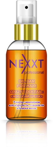 NEXXT Oil Bar For Hair Crazy Cocktail Флюид-коктейль Живой шёлк 7 масел чемпионов 50 мл