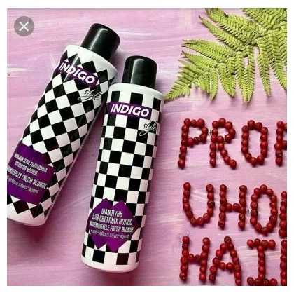 INDIGO Шампунь для светлых волос с серебристым агентом Ag Белый шоколад 1000 мл