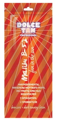 Dolce Tan Крем для загара Malibu B-52, 15мл.