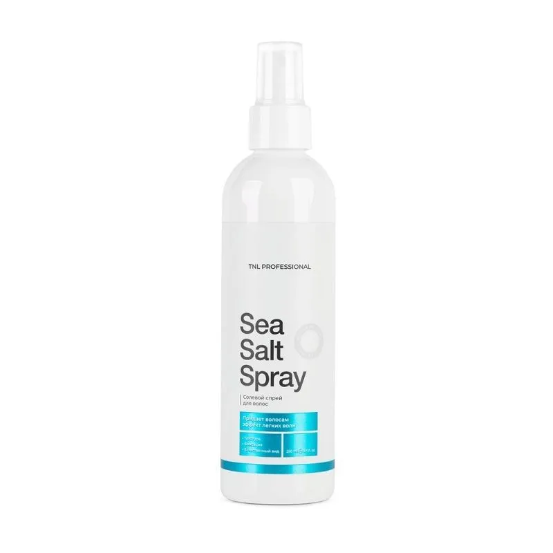 TNL Солевой спрей для волос Sea salt spray для естественной укладки с морской солью и коллагеном, 250 мл