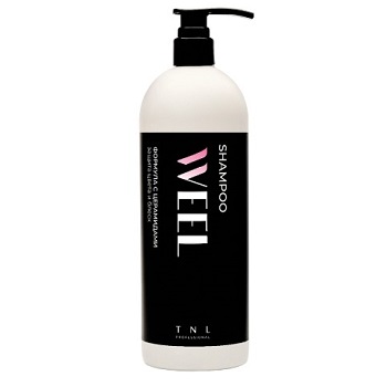 Шампунь для волос WEEL формула с церамидами и фруктовыми кислотами, защита цвета и блеск, TNL 1000