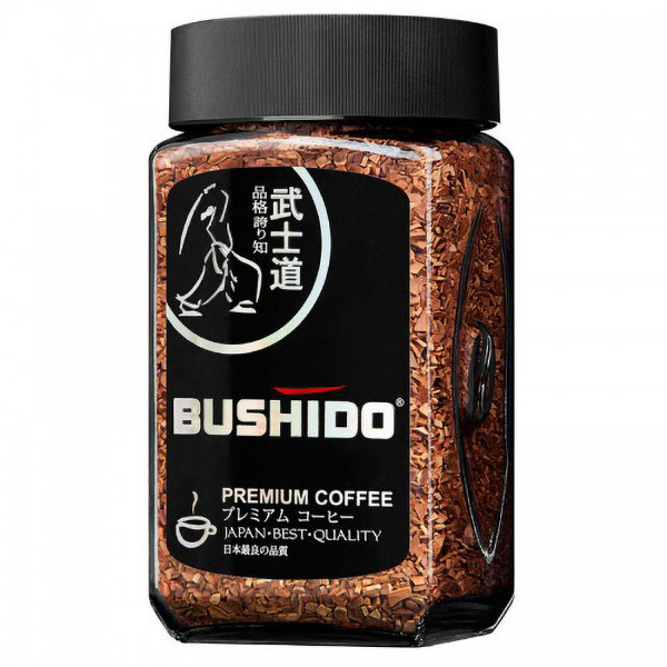 Кофе сублимированный Bushido Black Katana, стекл. банка, 50г