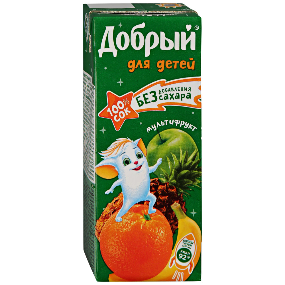 Добрый сок мультифрукт TetraPak 0,2л