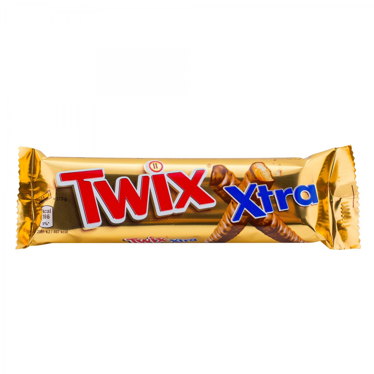 Шоколадный батончик Twix Xtra молочный, 82г