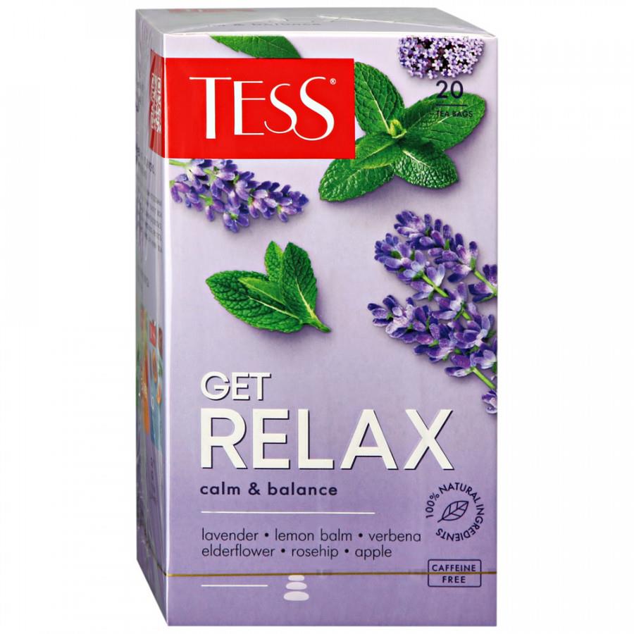 Чай Tess Get Relax чайный напиток с добавками, 1.5г х 20шт/уп