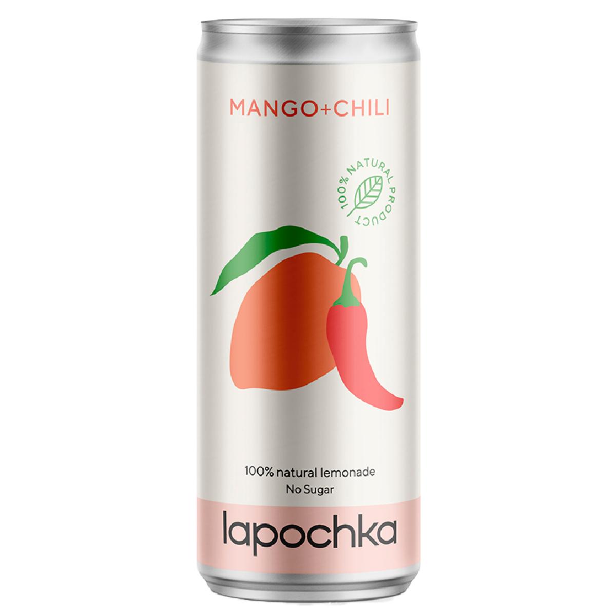 Lapochka Манго - Чили напиток без сахара ж/б 0,33л